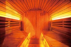EW-6  Outdoor Sauna – Carbonized Spruce Wood | Durable 2-Person Home Wellness