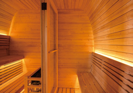 EW-4 Series Square Infrared Sauna – Carbonized Spruce Wood | Home Wellness & Relaxation