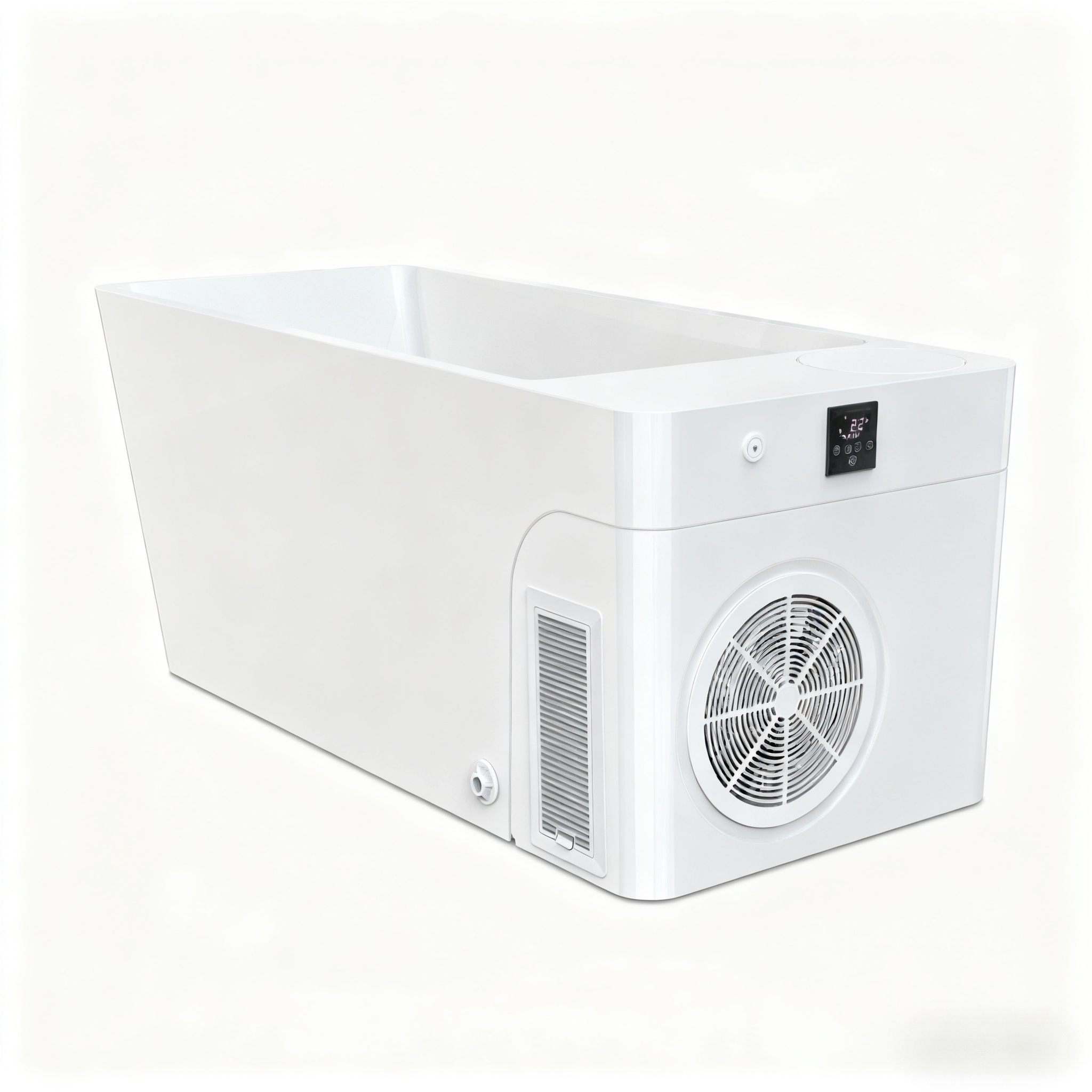 Acrylic Ice Bath Tub with Built-In Ice Machine – All-in-One Cold Plunge Spa