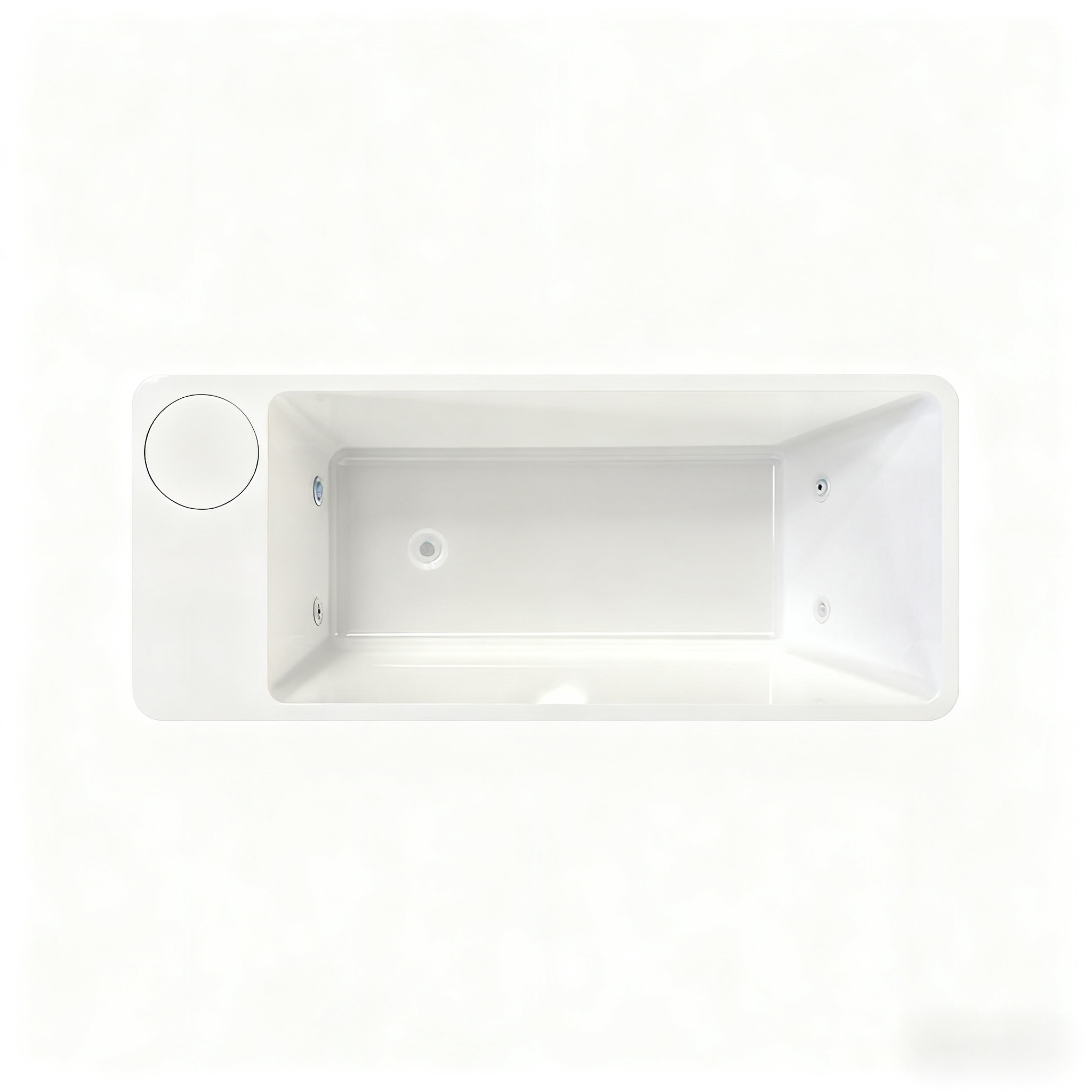 Acrylic Ice Bath Tub with Built-In Ice Machine – All-in-One Cold Plunge Spa