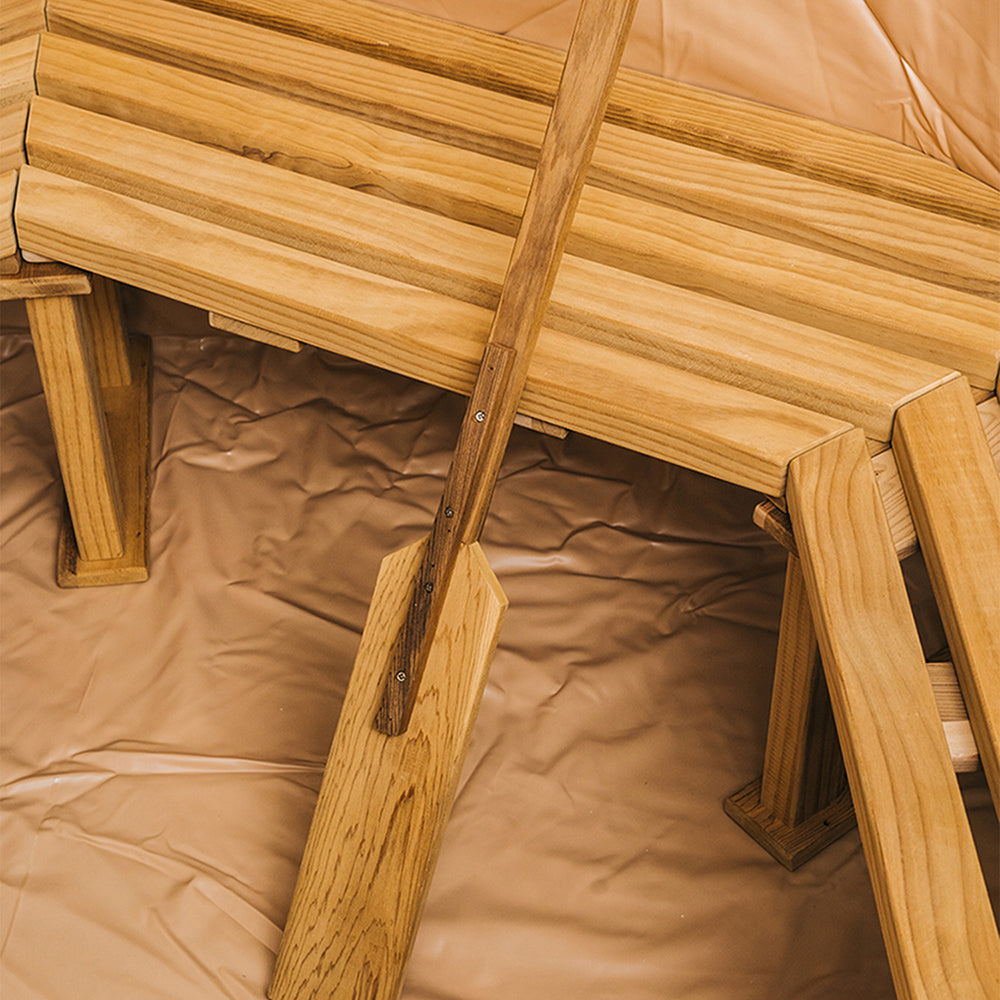 External Oven Heated Wooden Hot Tub – Traditional Outdoor Spa