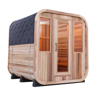Red Cedar Square Sauna – Elegant Design, Premium Wellness