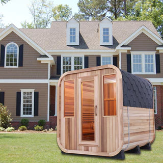 Red Cedar Square Sauna – Elegant Design, Premium Wellness